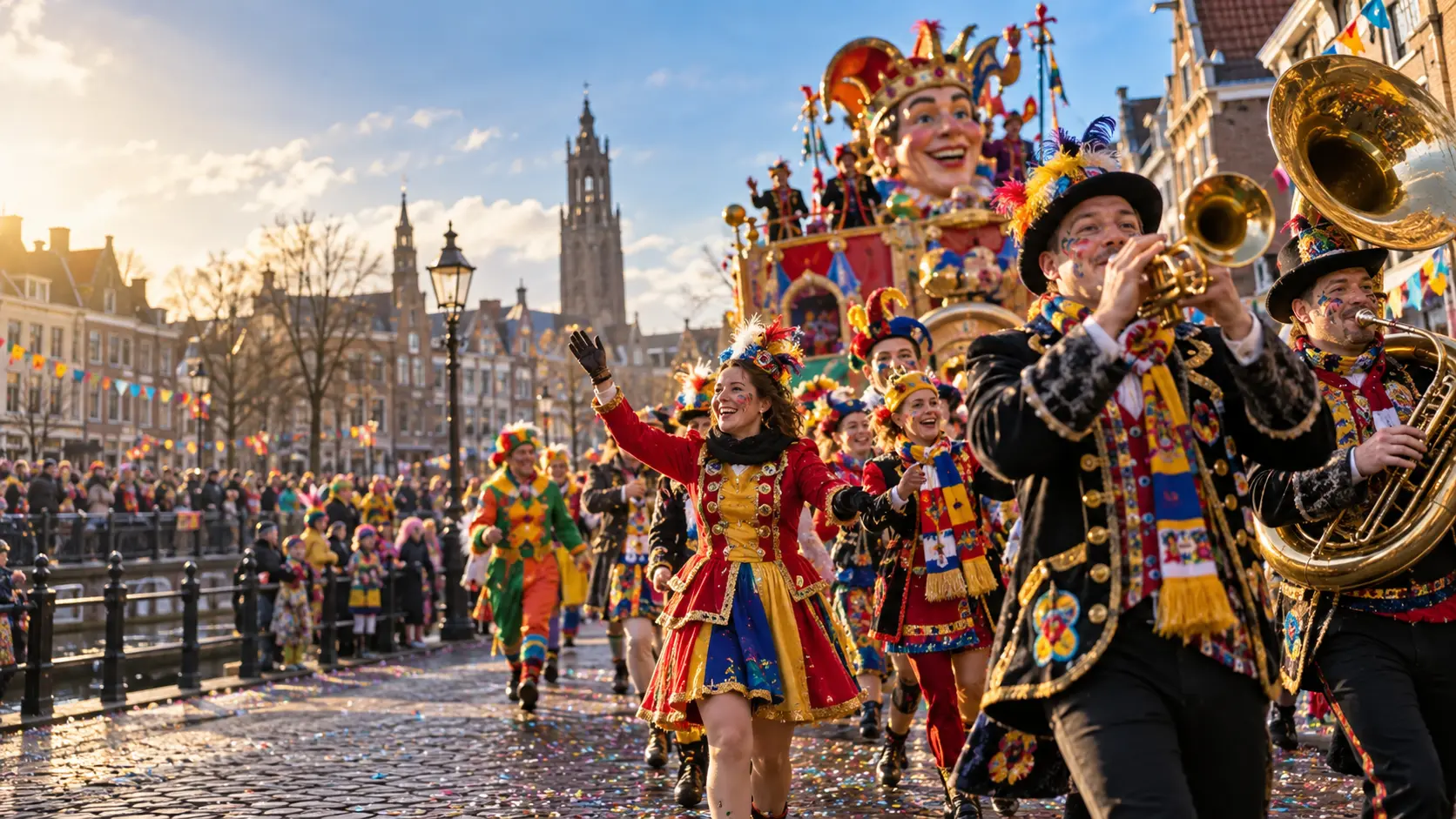 Sfeervolle impressie van carnaval & optochten
